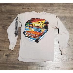 Vintage 80s 1983 Ford Mustang Crusin' Single Stiched LS Car T Shirt Mens Small S